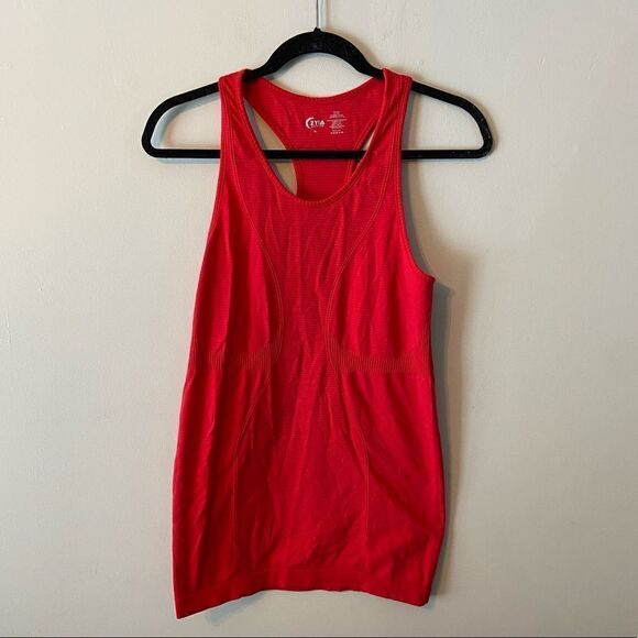 Zyia Copper Charged Tank Top Red Ribbed Medium - Picture 3 of 5